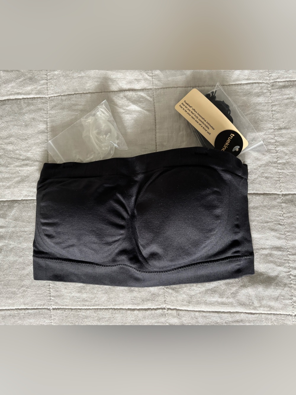 Truekind Strapless Padded Bandeau Bra - Black
